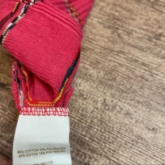 Free People Striped Pocket Tank Top Size Small - Picture 4 of 4